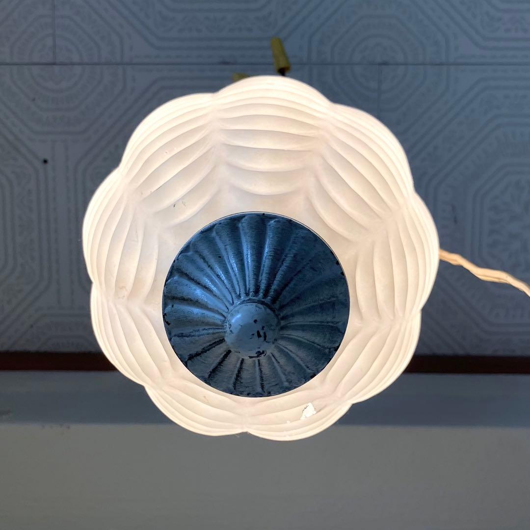 ヴィンテージ ハンギング ランプ / ガラスシェード