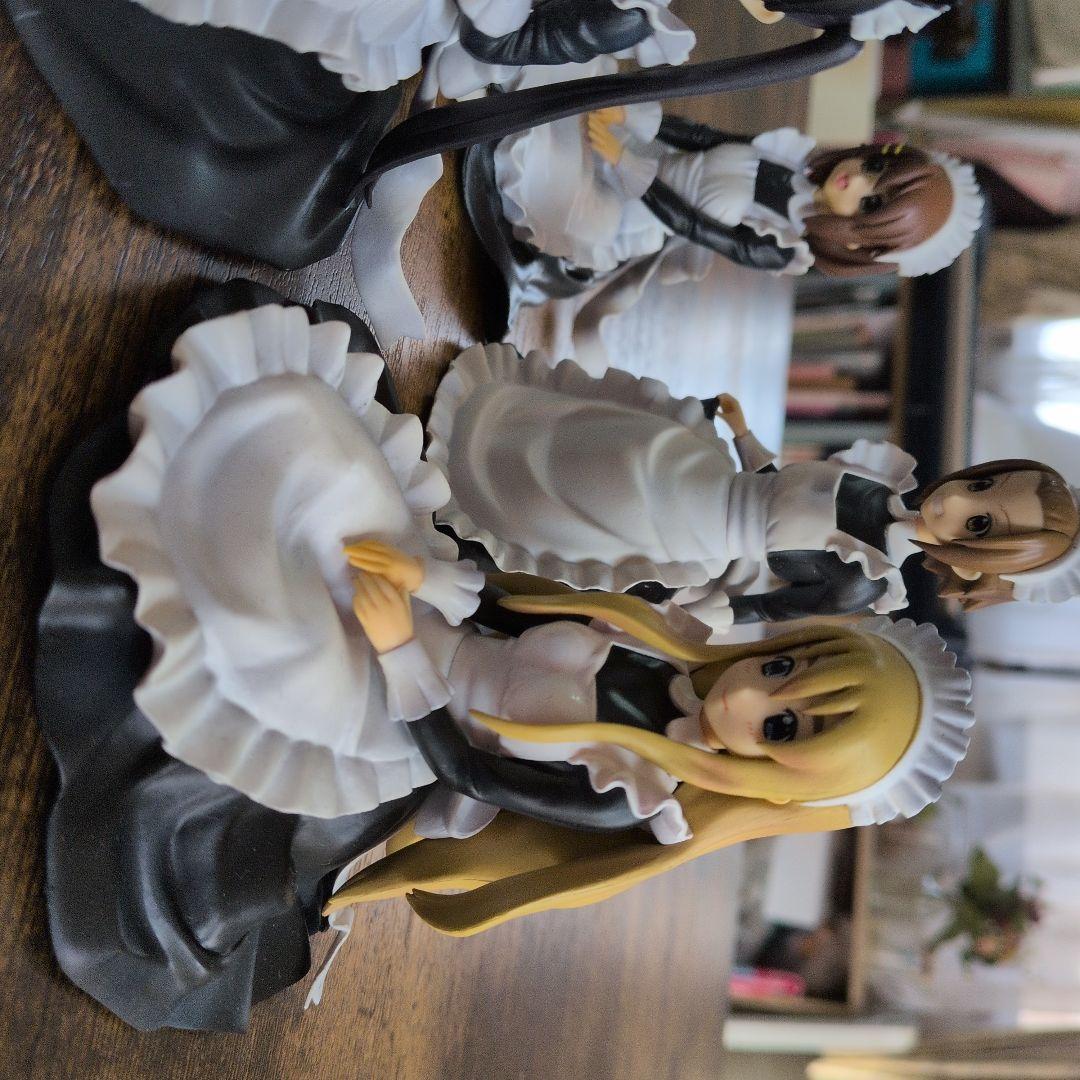 けいおん！フィギュア メイド服 秋山澪 田井中律 平沢唯 中野梓 セット