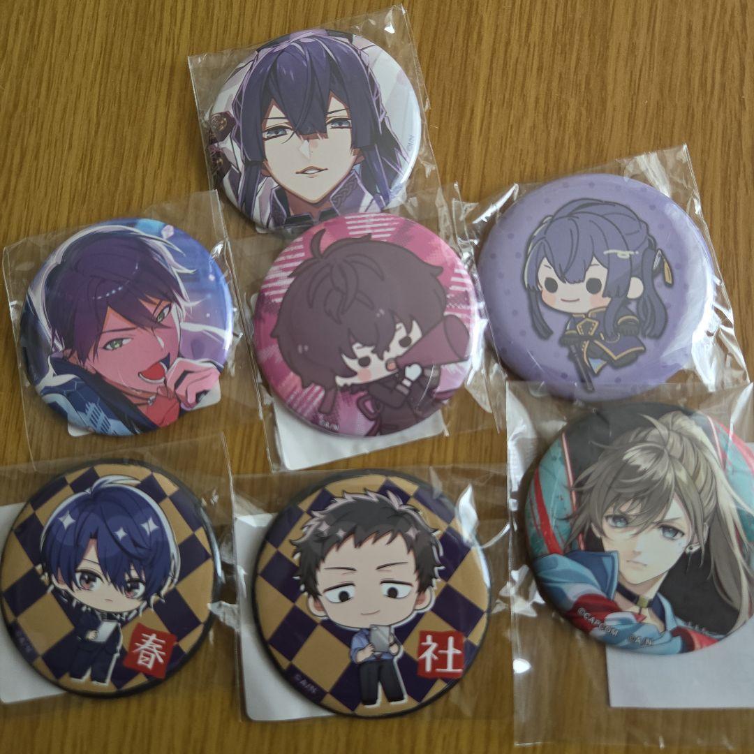 にじさんじ 缶バッジ 7個 アクリルキーセット 剣持刀也 長尾景 叶 他