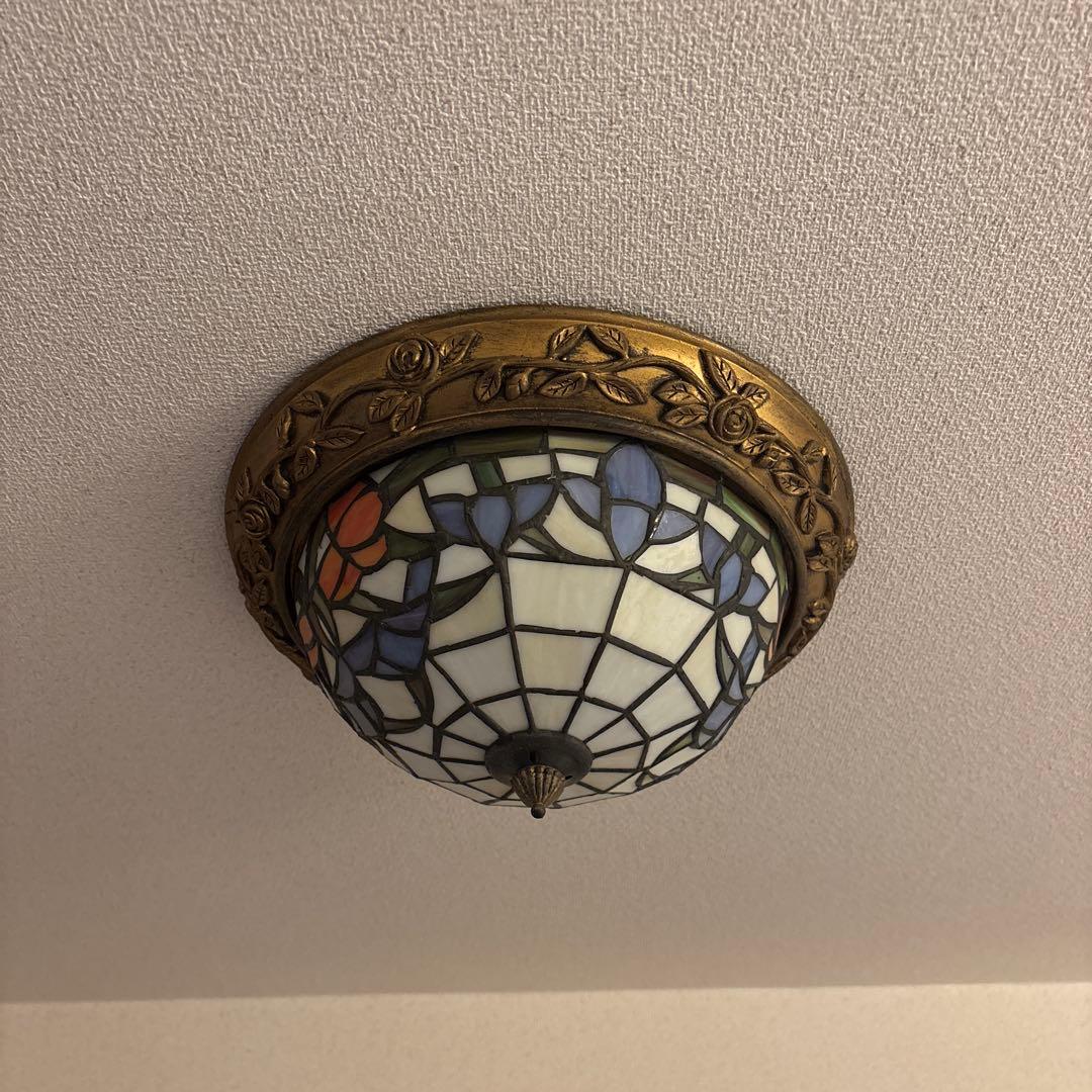 ステンドグラス 照明器具 シーリングライト