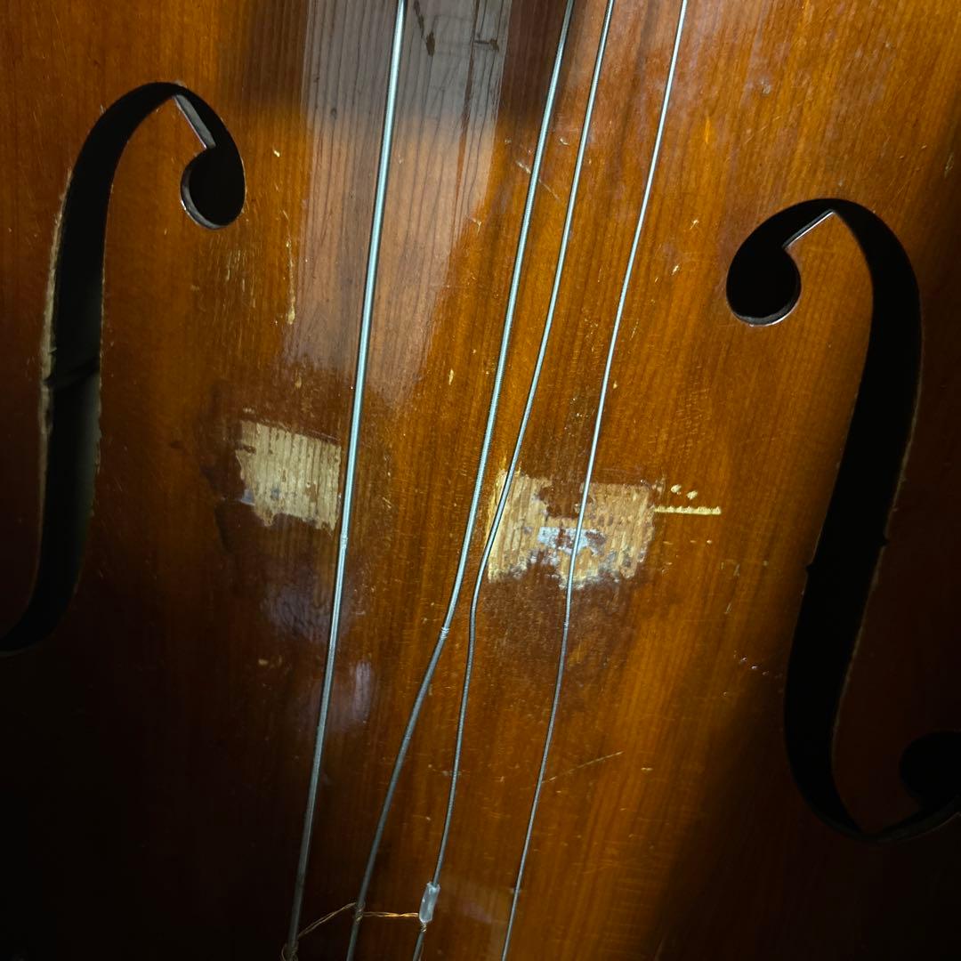 送料込み SUZUKI スズキ コントラバス No92 4/4 ケース付き