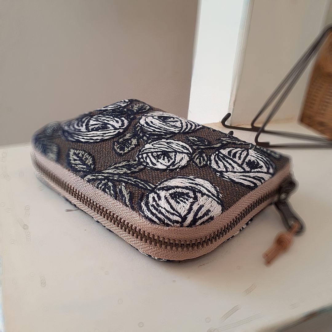 【new❤︎一般販売】⚮̈ ミナペルホネン rosy ロージー◆布製ハーフ財布