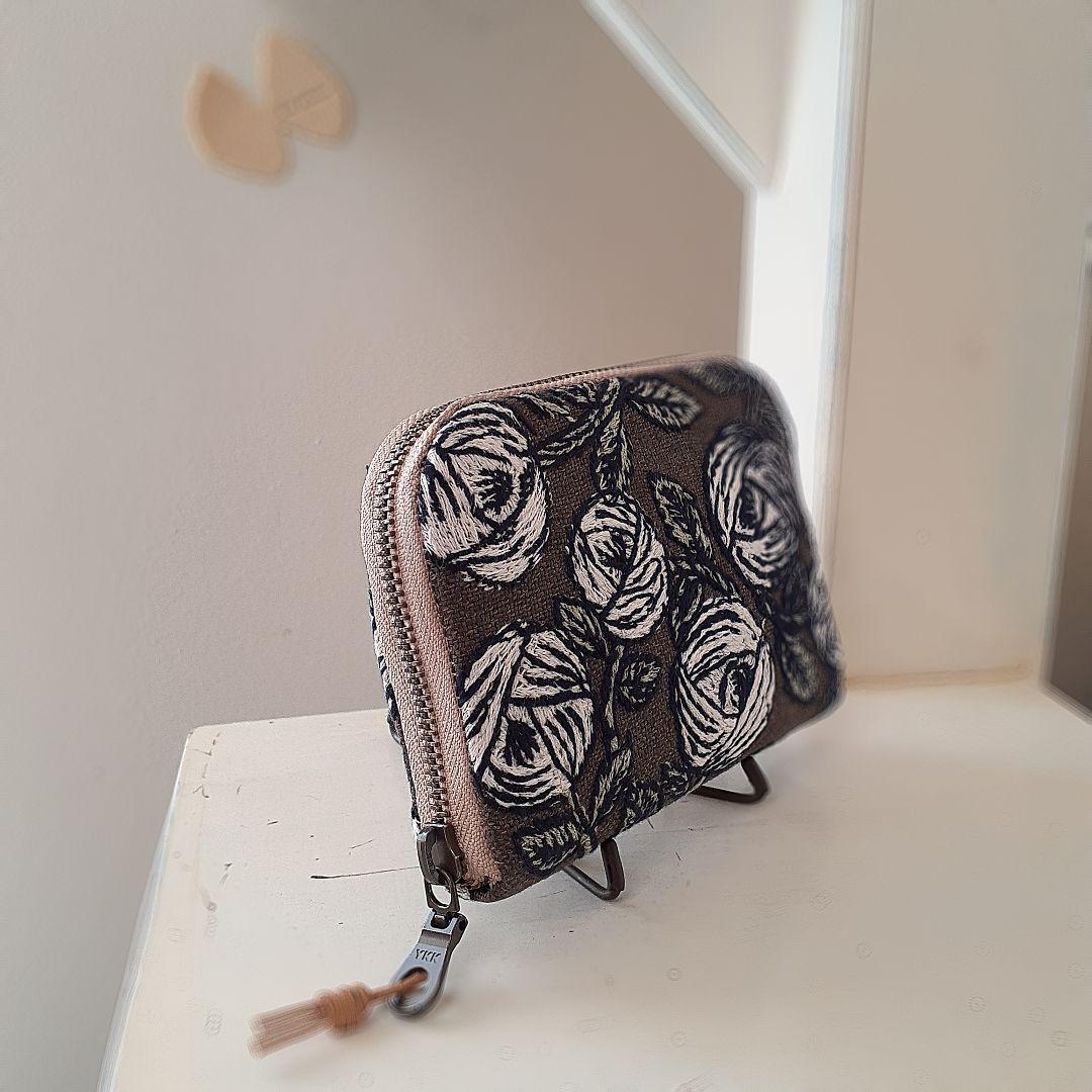 【new❤︎一般販売】⚮̈ ミナペルホネン rosy ロージー◆布製ハーフ財布