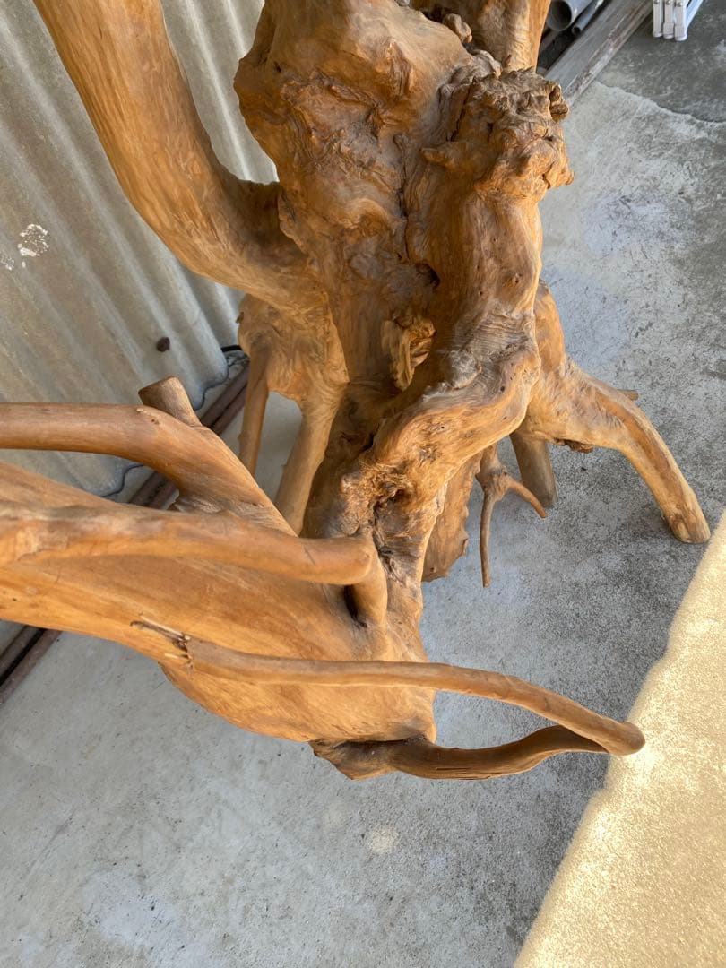 木の根 大型　花台　天然木　床の間　飾り台　オブジェ 和風　置物　木製