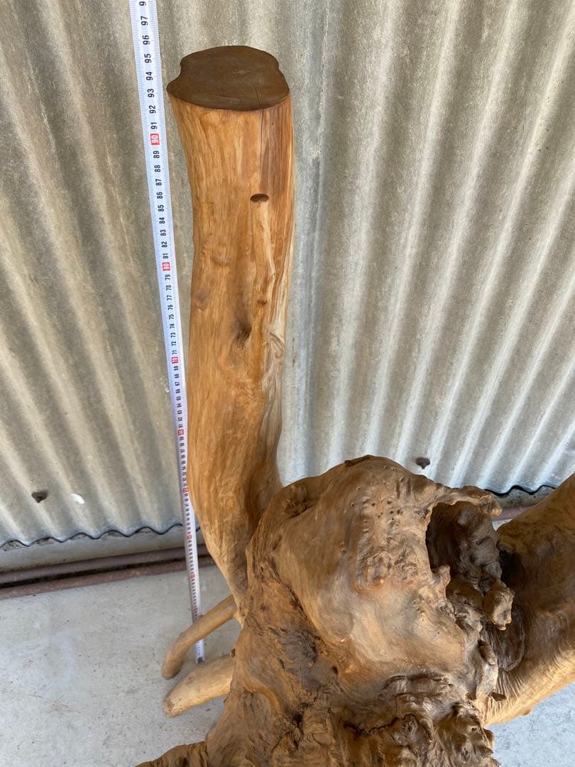 木の根 大型　花台　天然木　床の間　飾り台　オブジェ 和風　置物　木製