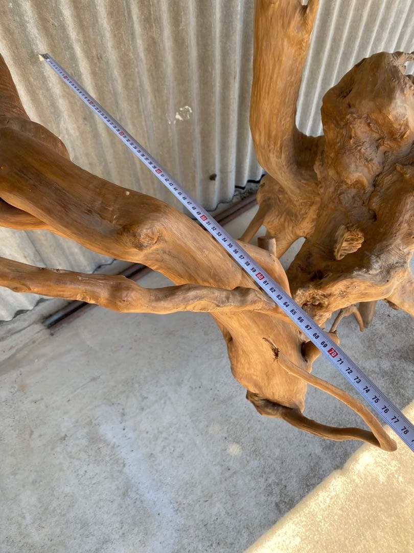 木の根 大型　花台　天然木　床の間　飾り台　オブジェ 和風　置物　木製