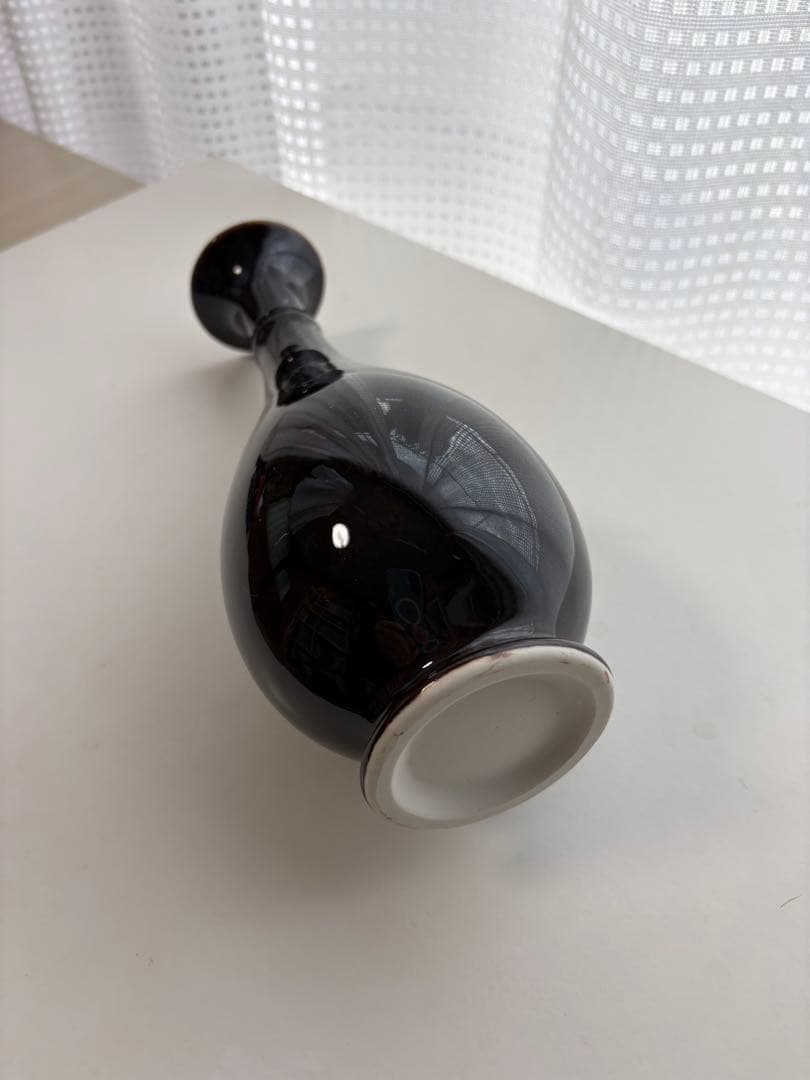 國瑞汽車 創立十週年紀念 花瓶 27.5cm 専用木台・箱・カード付 台湾