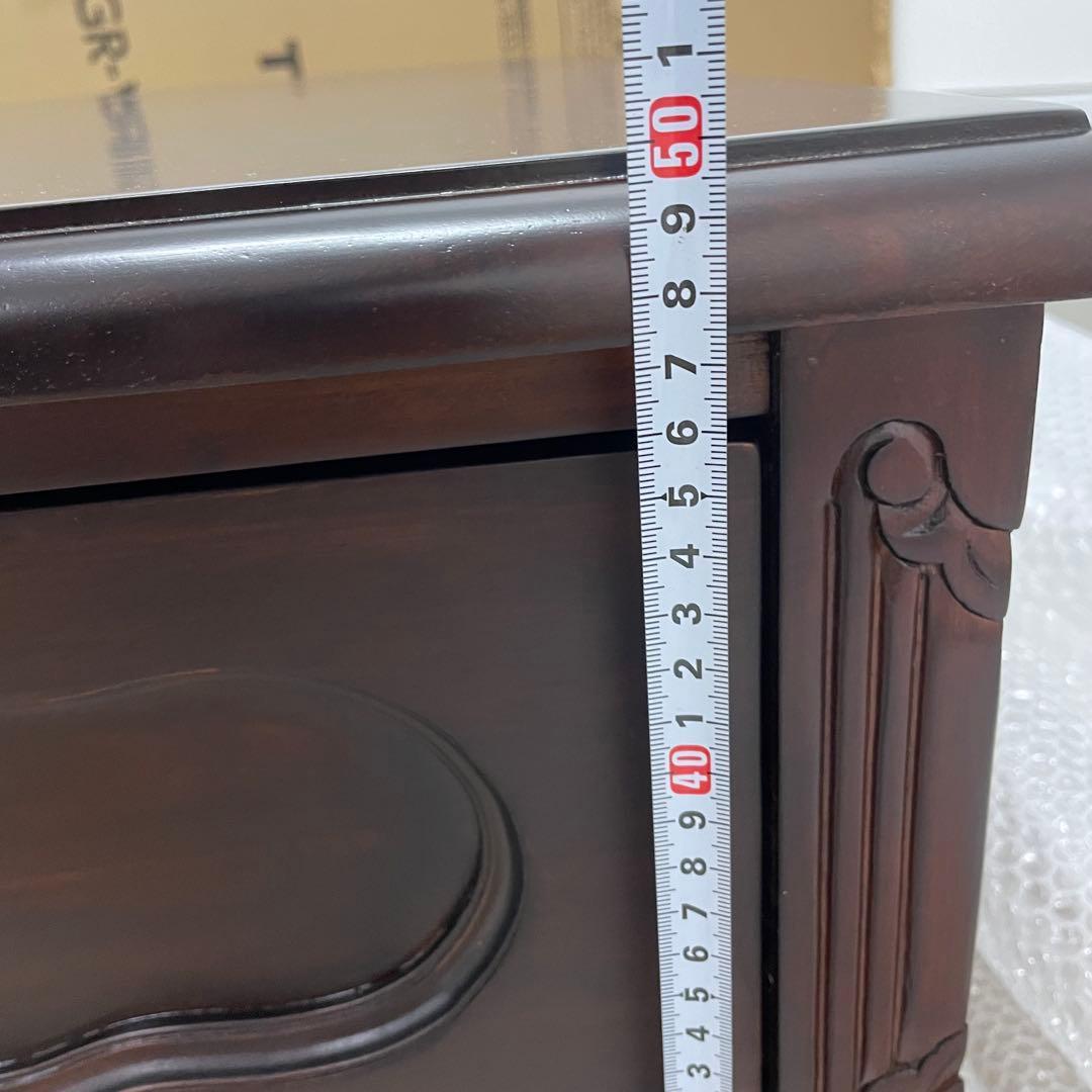 新品❗️マホガニー ジョージアン リビング ローテーブル 猫足 ロカイユ