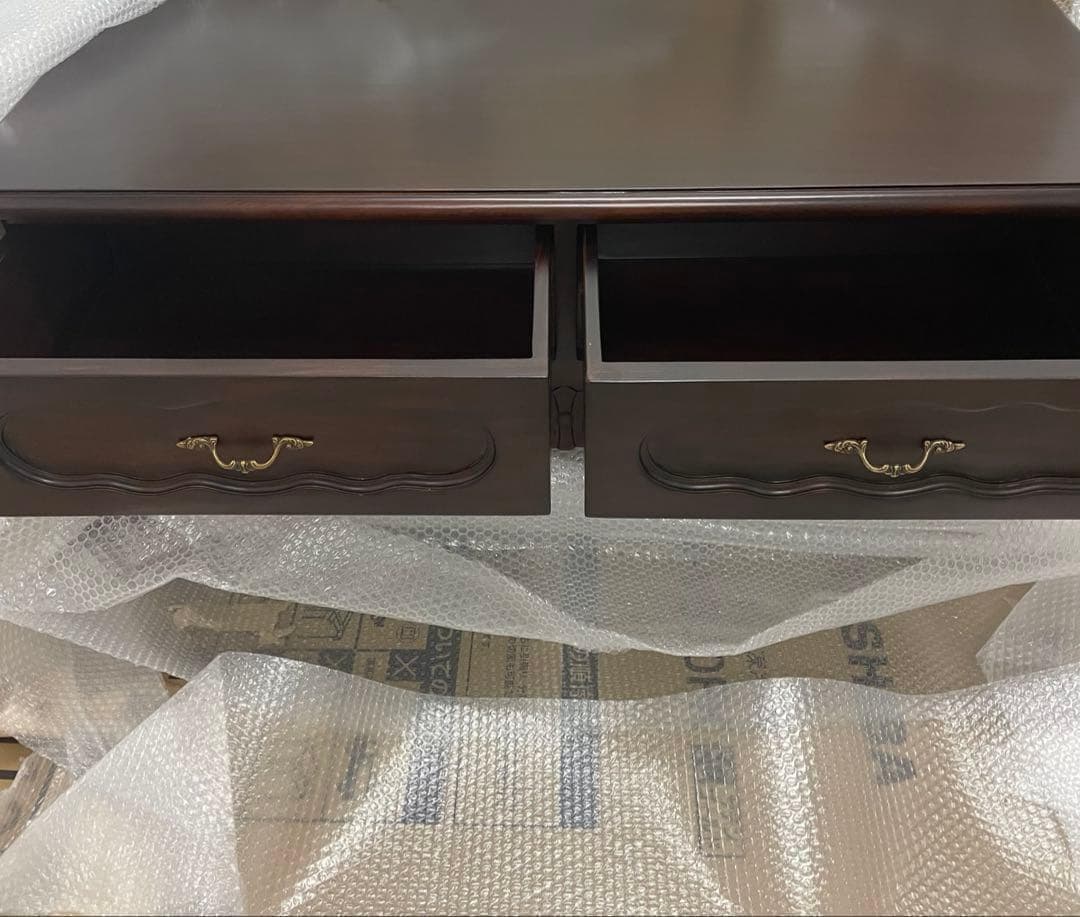 新品❗️マホガニー ジョージアン リビング ローテーブル 猫足 ロカイユ