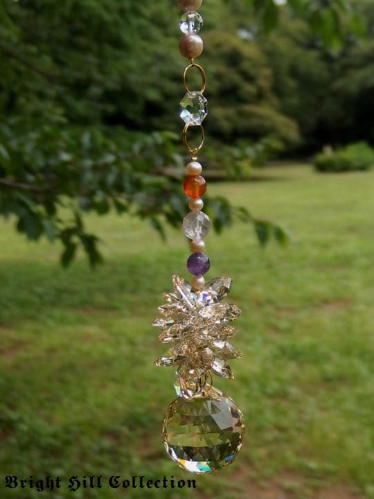 【ギフトBOX付】幸運＆美＆素敵な恋愛引き寄せサンキャッチャー①