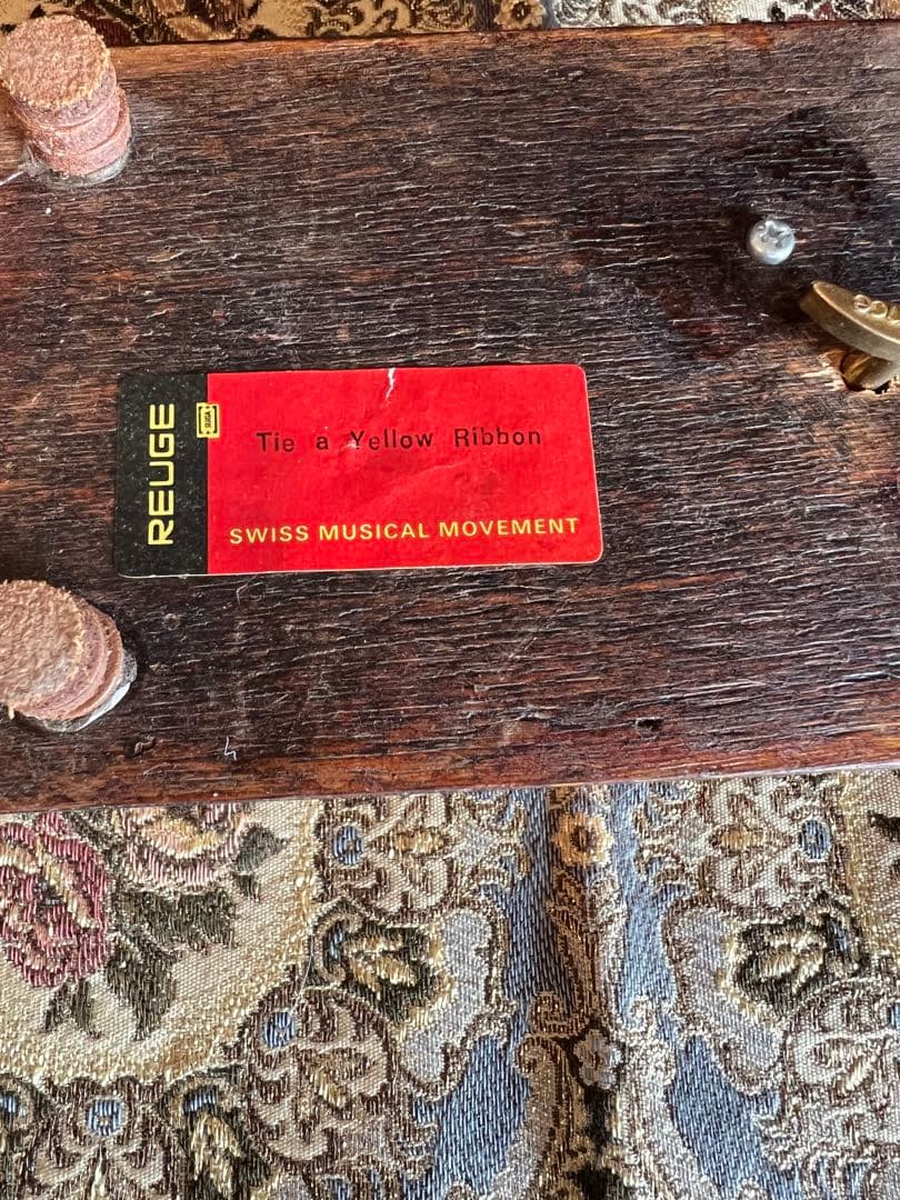 リュージュ オルゴール　幸せの黄色いリボン　REUGE