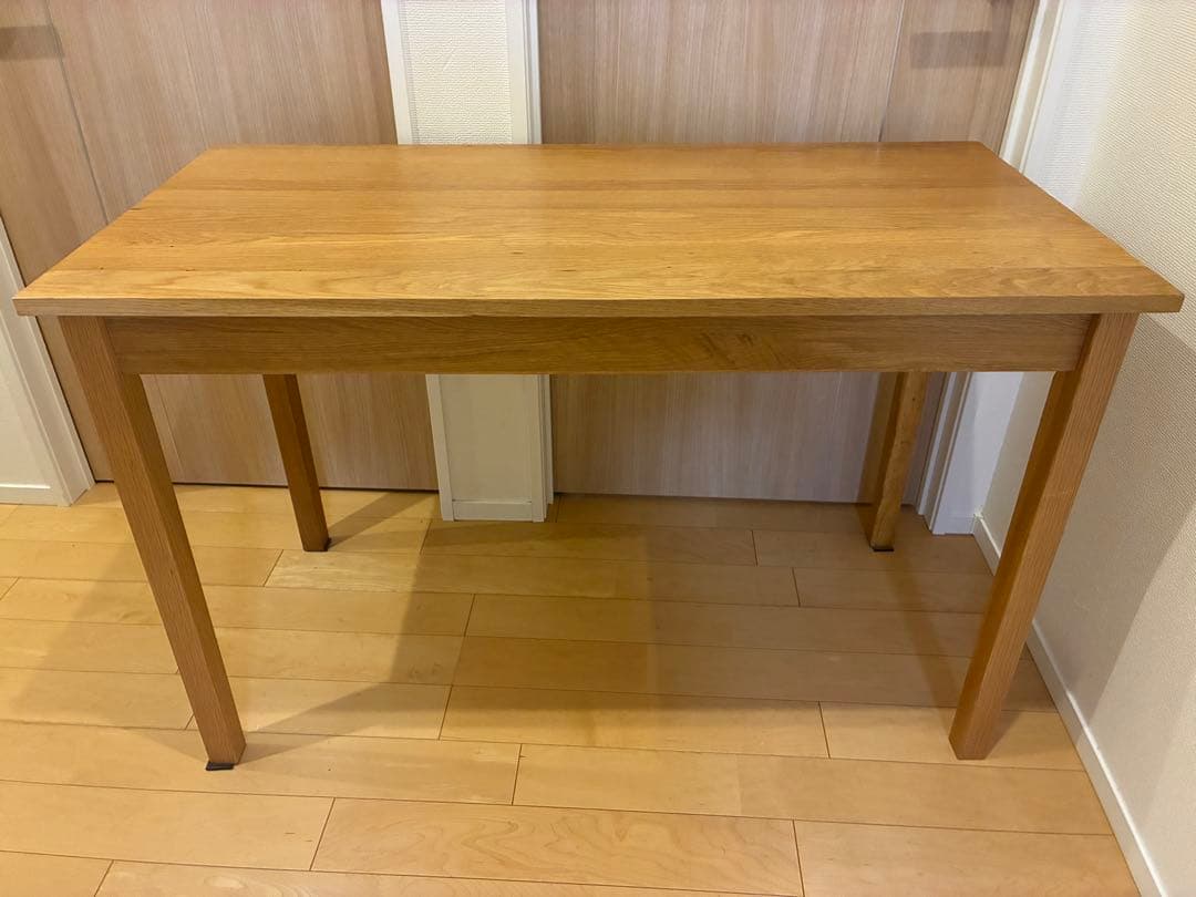 無印良品 引き出し付きオーク材　幅110cm