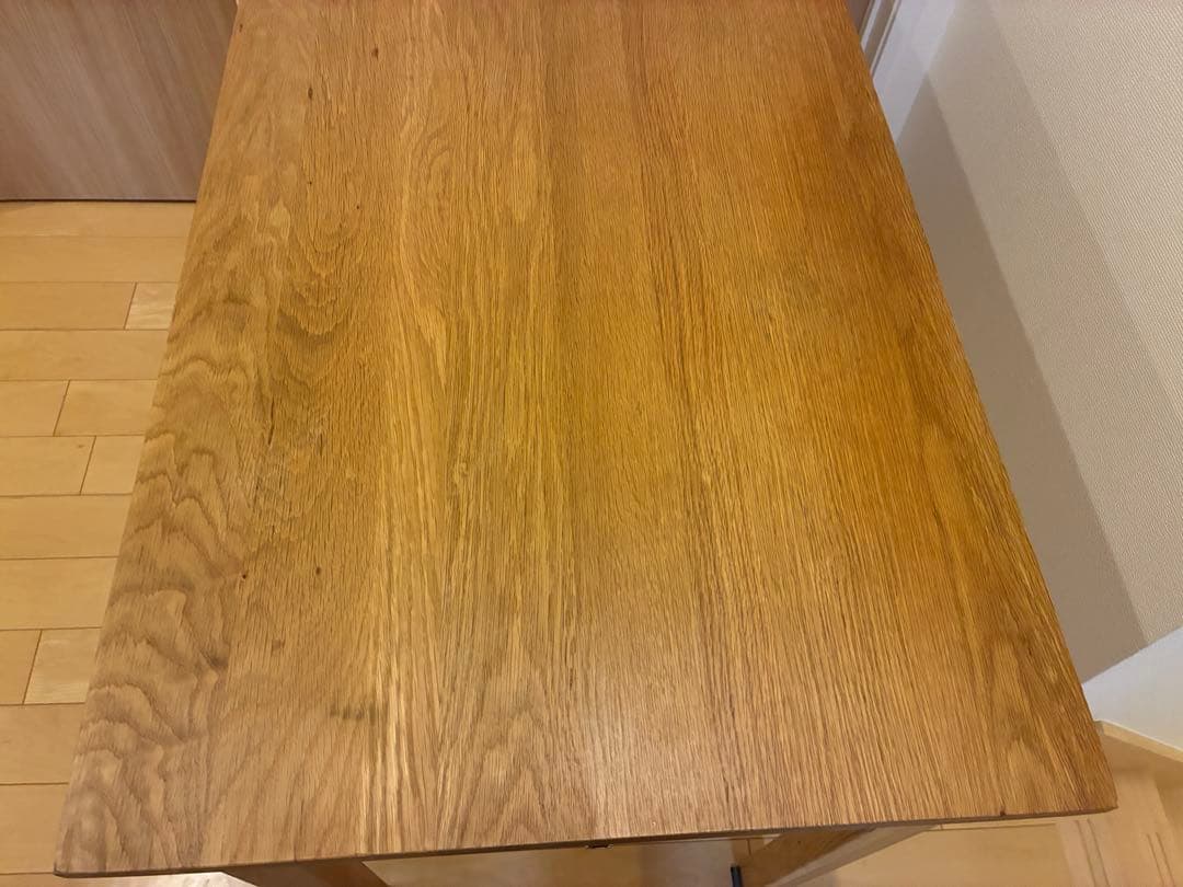 無印良品 引き出し付きオーク材　幅110cm
