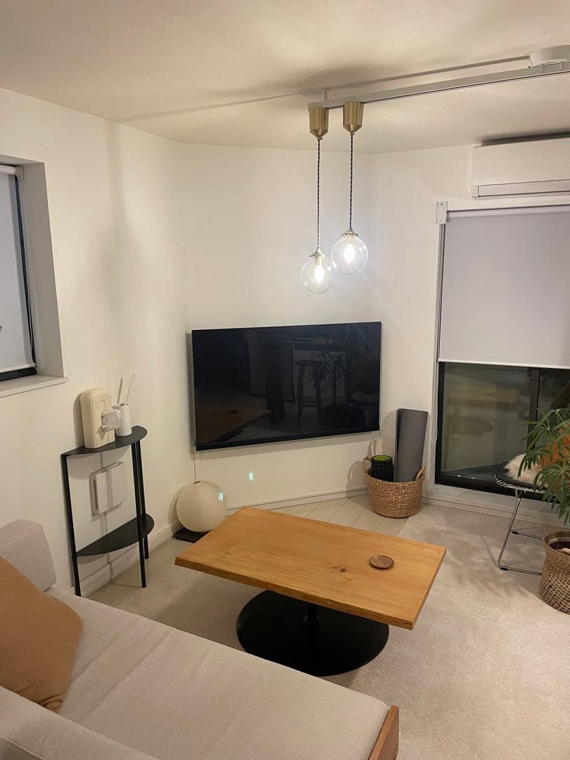 ペンダントライト(ゴールド) 2灯※LED付き