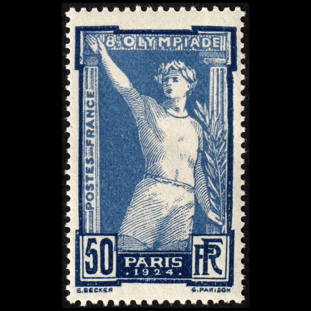 パリ五輪の切手（フランス 1924年）