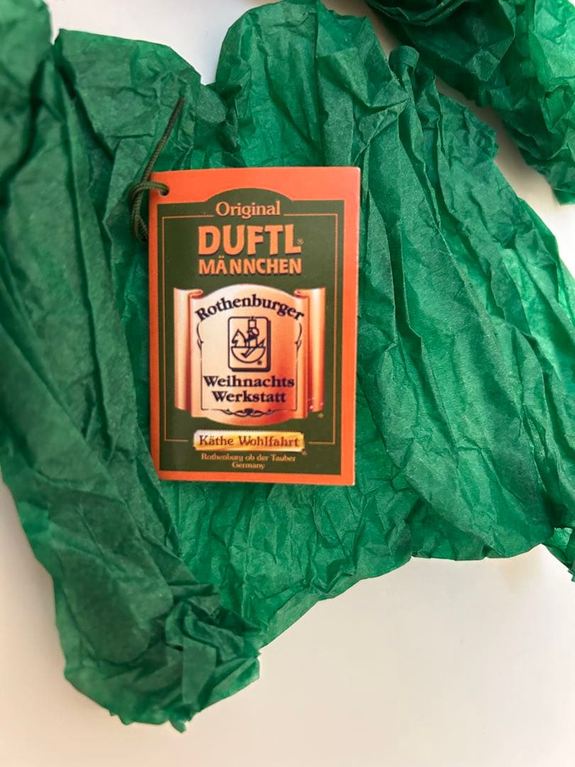 【ケーテウォルハルト】DUFTL人形 ドイツ クリスマス 煙出し人形 お香人形