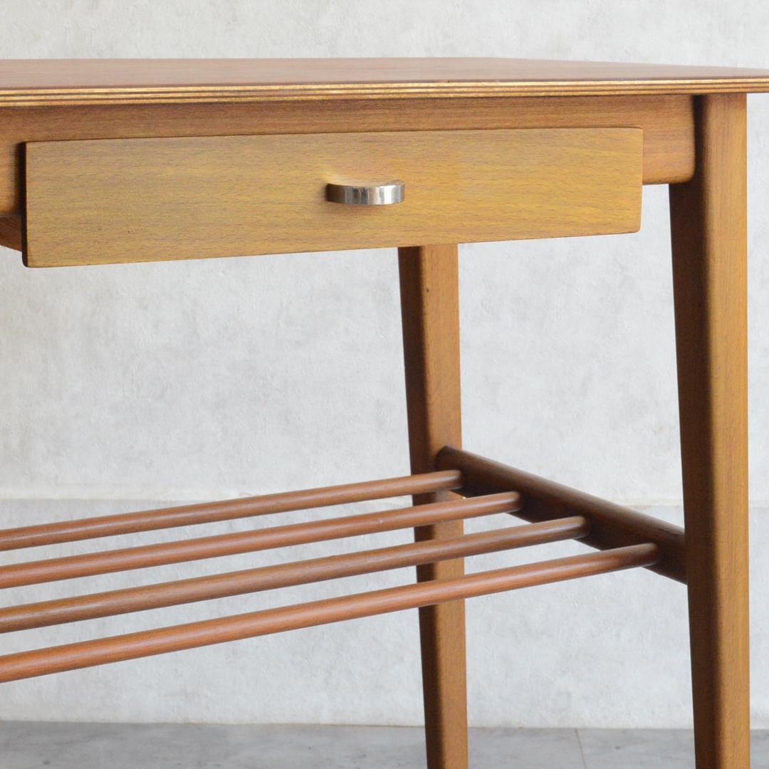 デンマーク 北欧ヴィンテージ 抽斗付 サイドテーブル 北欧家具 ナイト