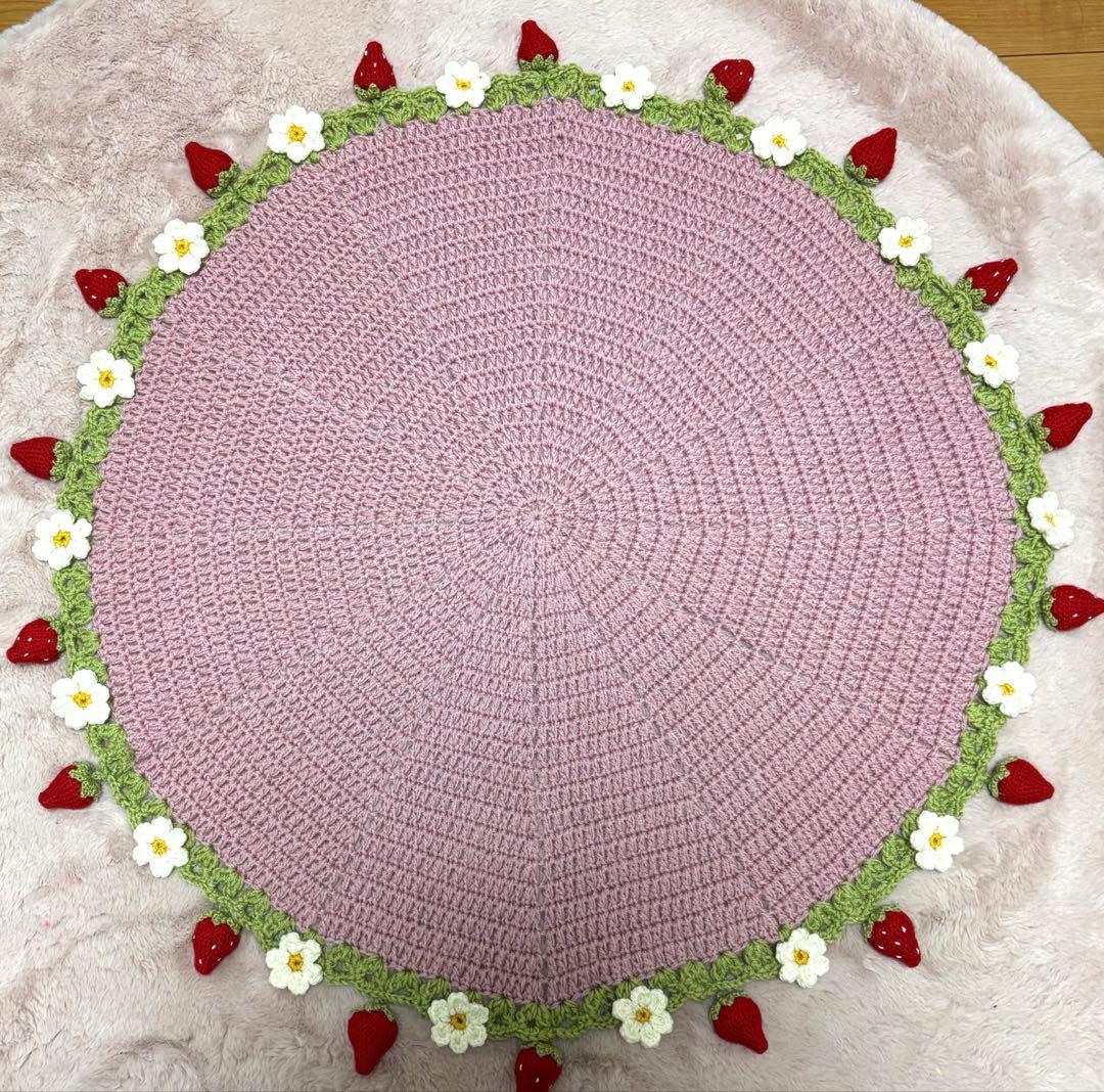 bonheur　リアルいちごブランケット　花束ブランケット