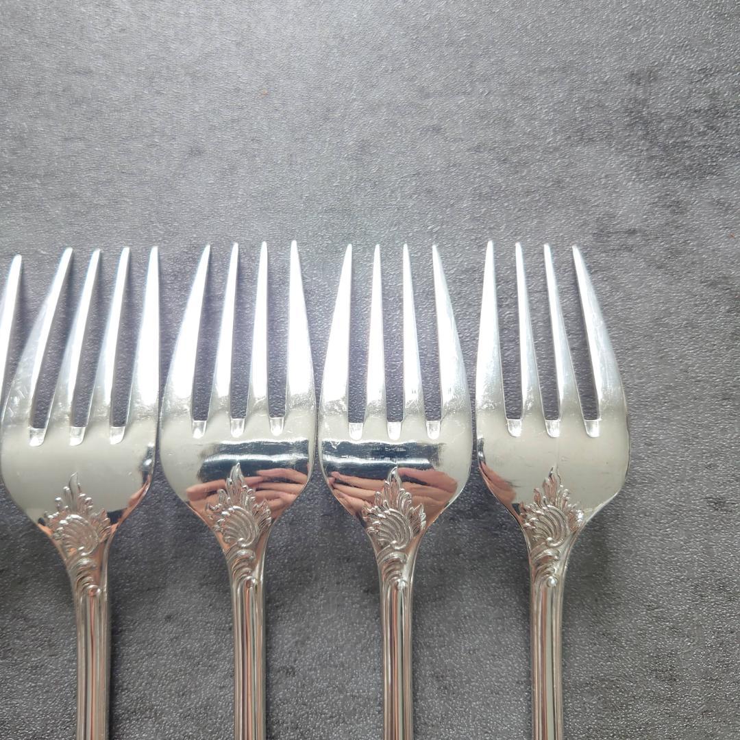 美品 希少 クリストフル マルリー サラダフォーク 6点