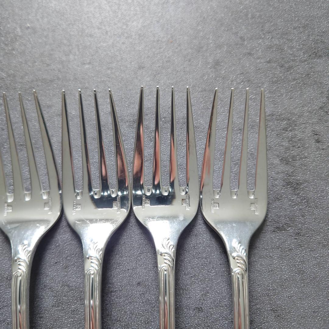 美品 希少 クリストフル マルリー サラダフォーク 6点