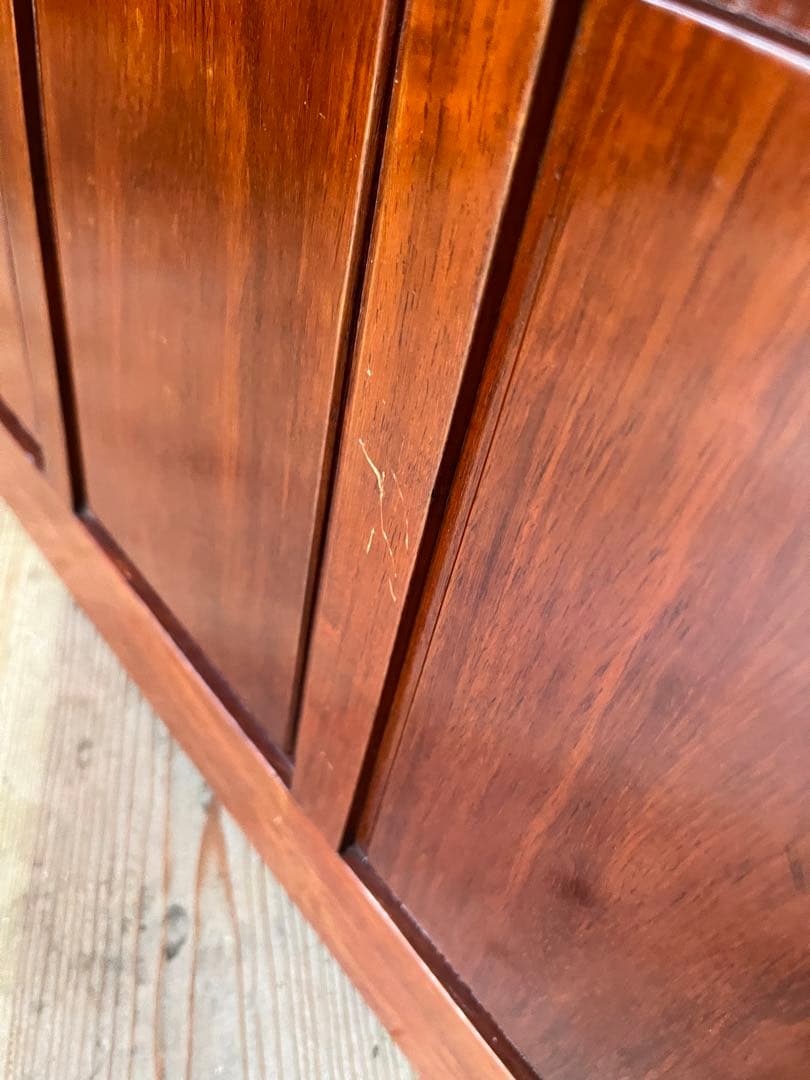 薬箪笥 唐木 紫檀 無垢材 薬棚 小物入れ 小箪笥 12引出し 昭和レトロ