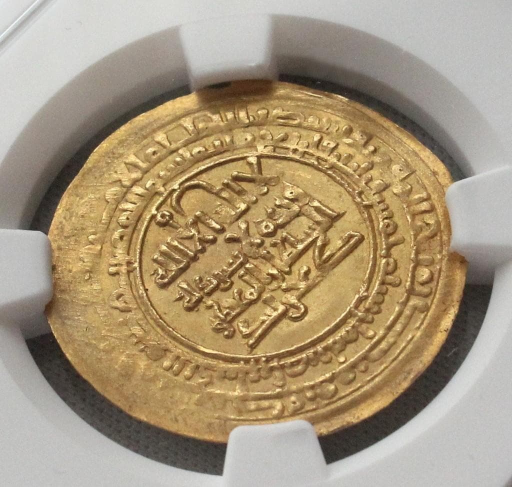 AH435（1044年)カクワイヒズ中世イスラム ディナール金貨NGC MS62