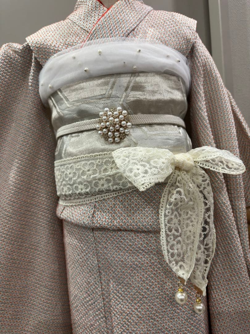 高級　総絞り　着物　フルセット　七五三　7歳