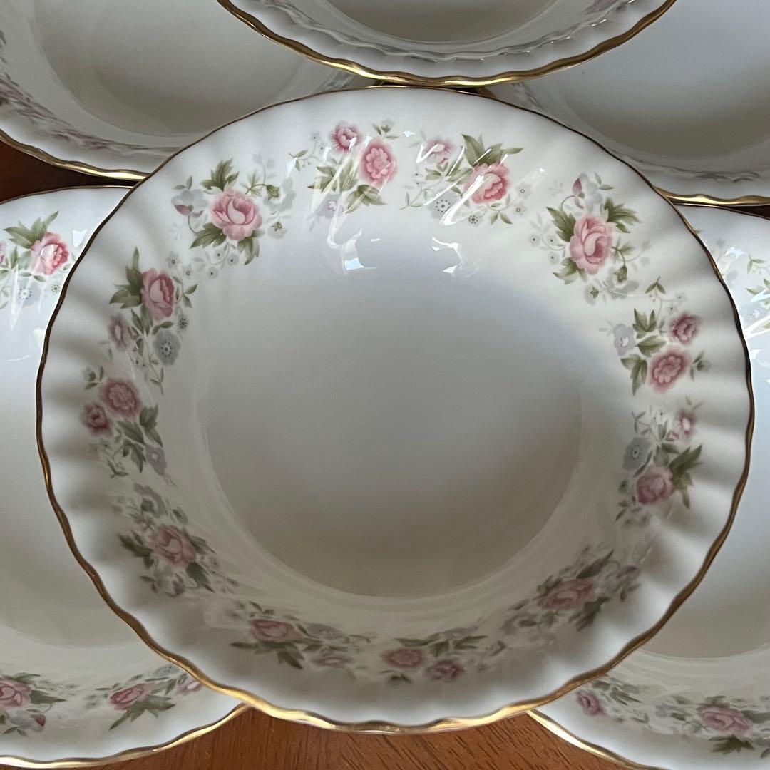 【美品】英国製　ミントン★スプリングブーケ★サラダボウル　６個