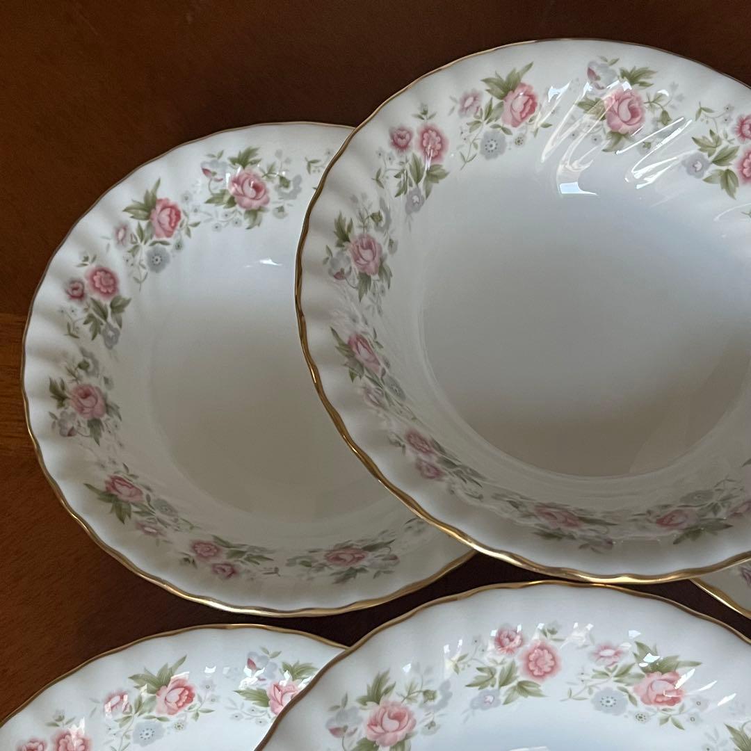 【美品】英国製　ミントン★スプリングブーケ★サラダボウル　６個