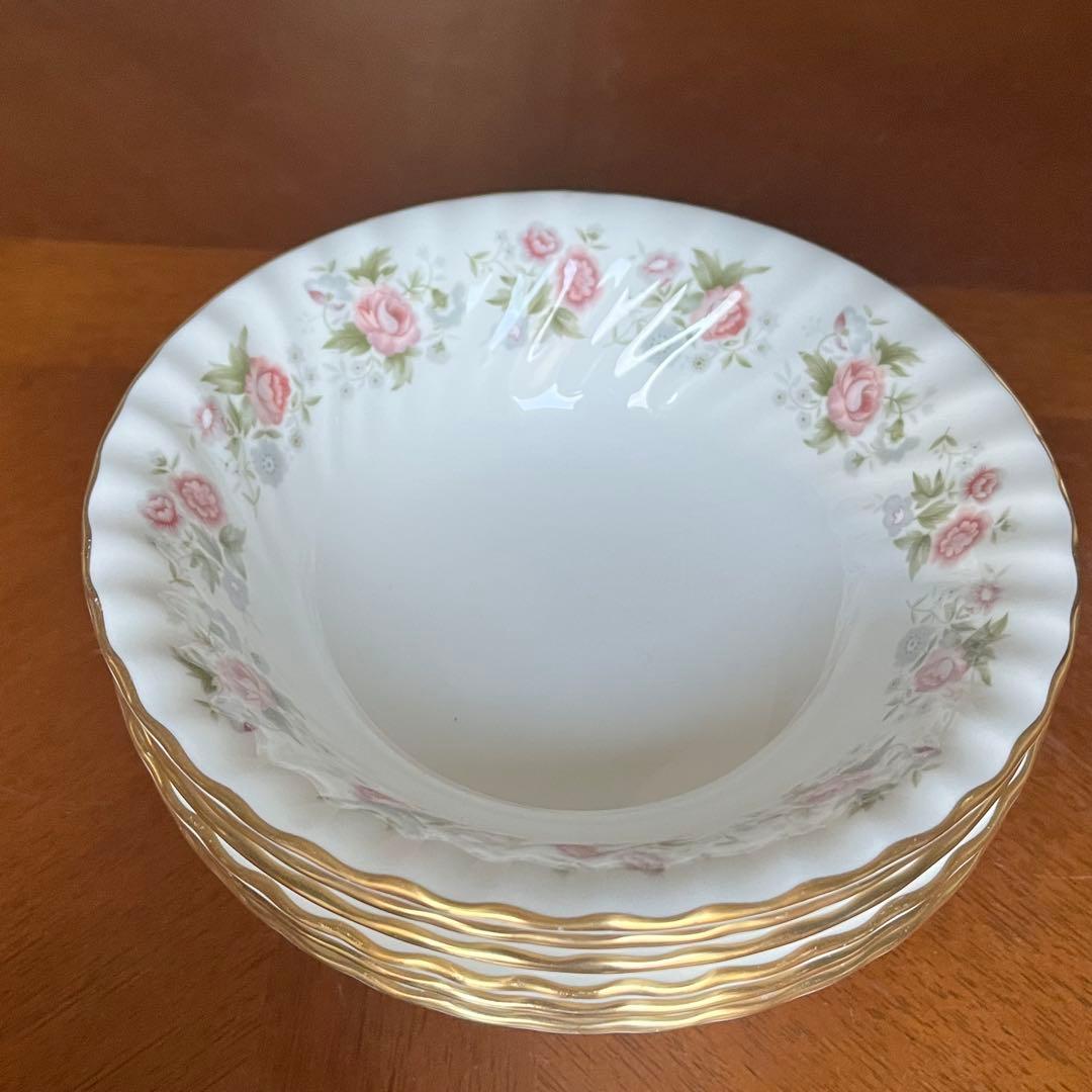 【美品】英国製　ミントン★スプリングブーケ★サラダボウル　６個