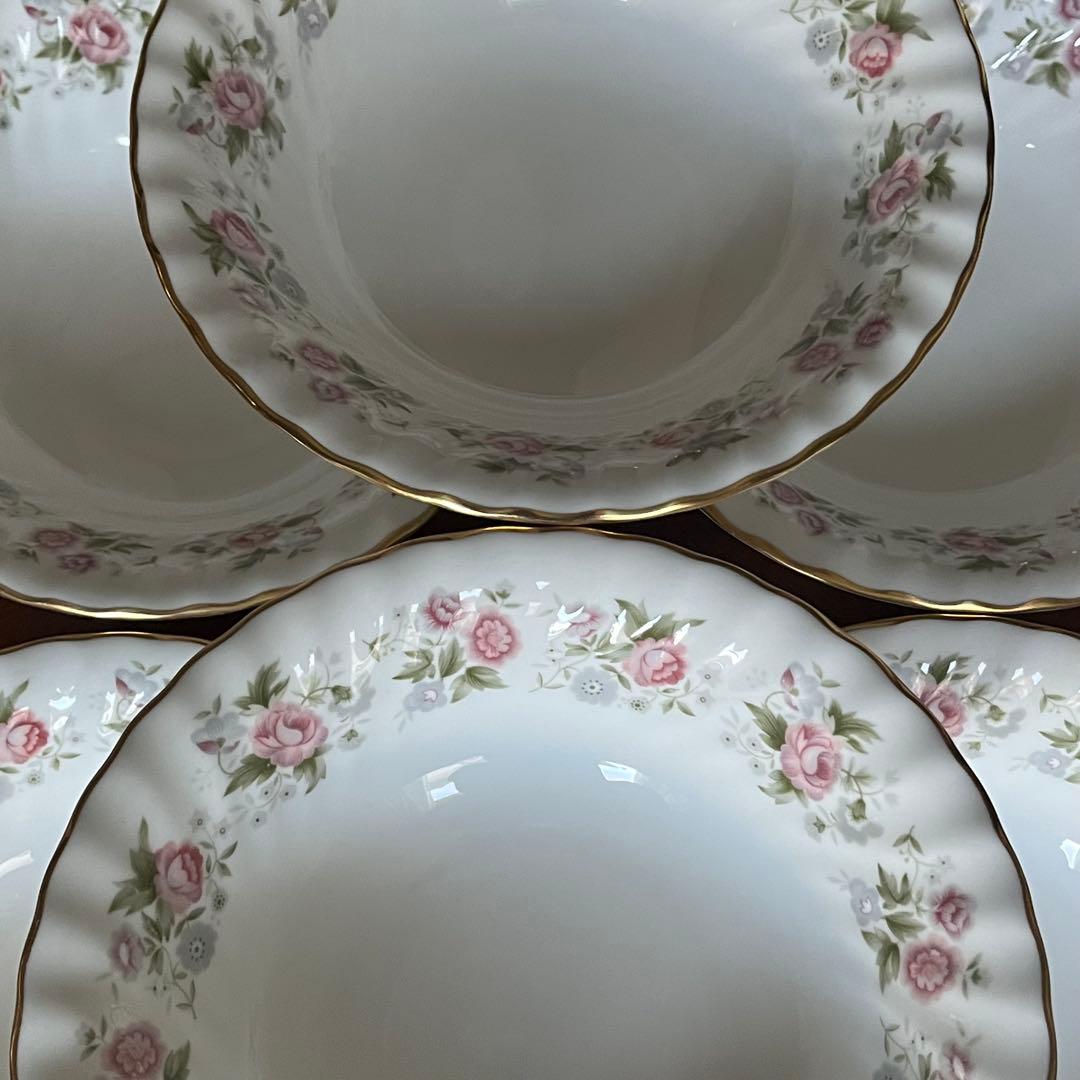 【美品】英国製　ミントン★スプリングブーケ★サラダボウル　６個