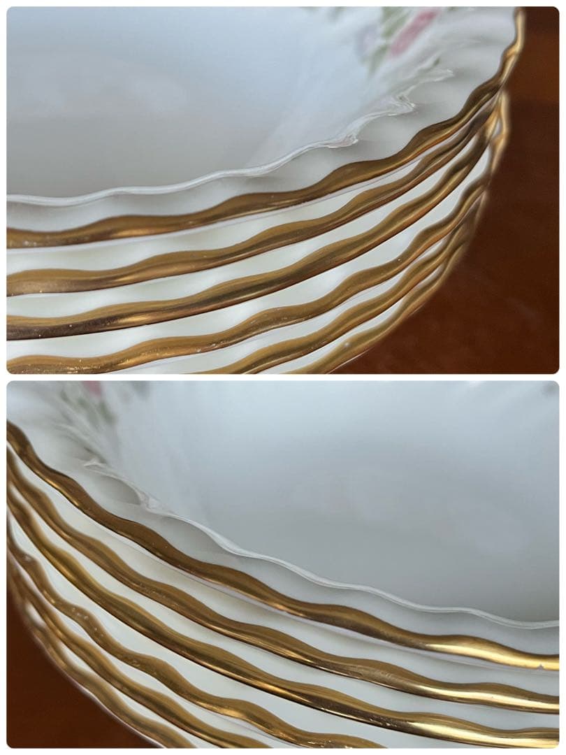 【美品】英国製　ミントン★スプリングブーケ★サラダボウル　６個