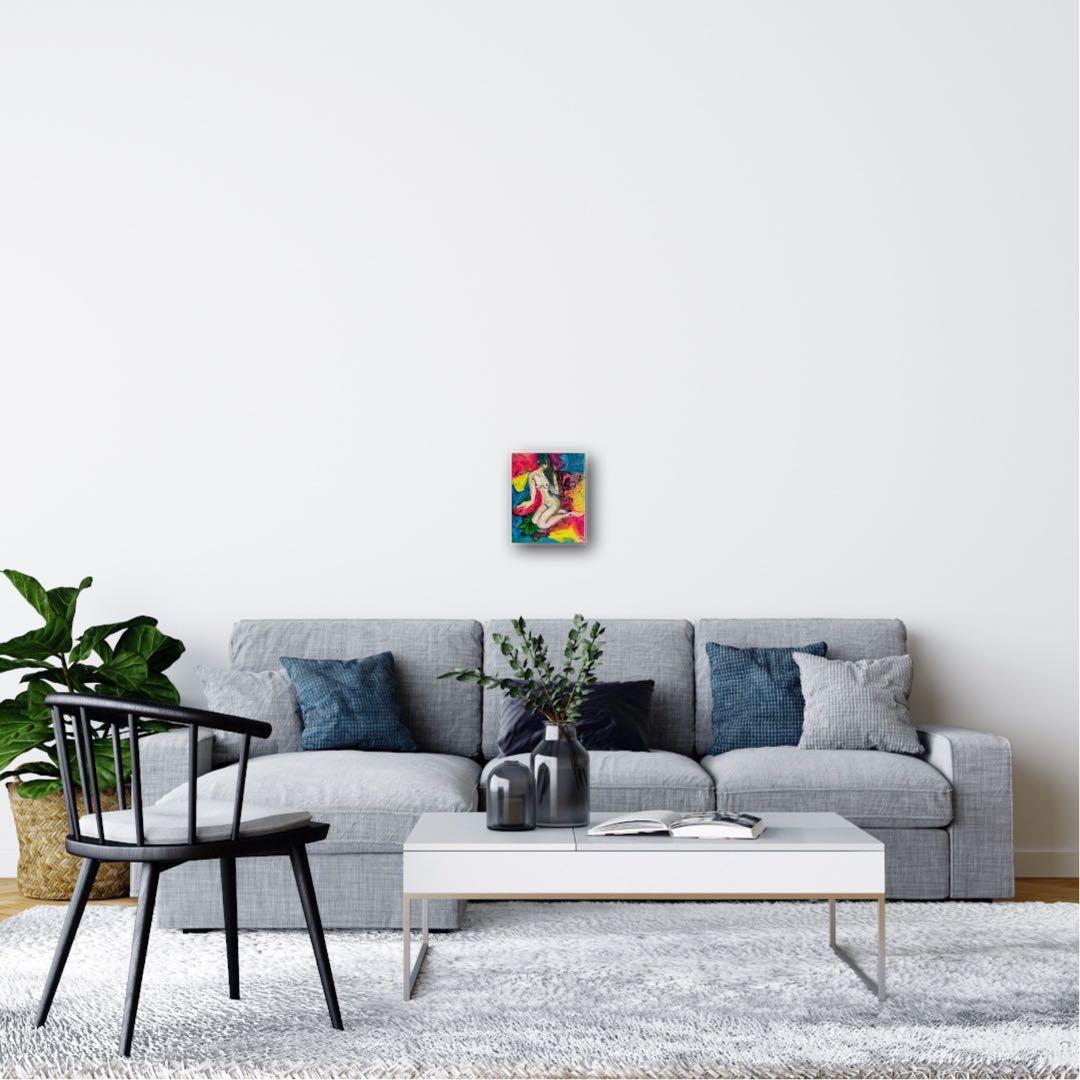 絵　絵画　原画　油絵　抽象画　アート　雑貨　オシャレ　モダン　ヌード　インテリア