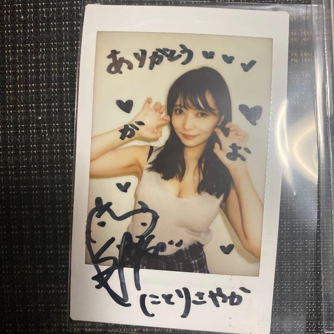 似鳥沙也加 直筆サイン入りチェキ+イベントポスター