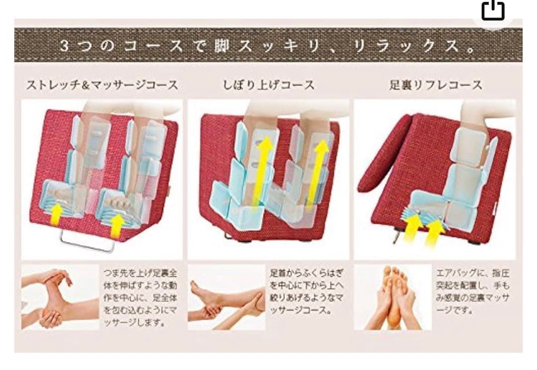 動く！オットマン・スツール（リラクゼーション機能付）