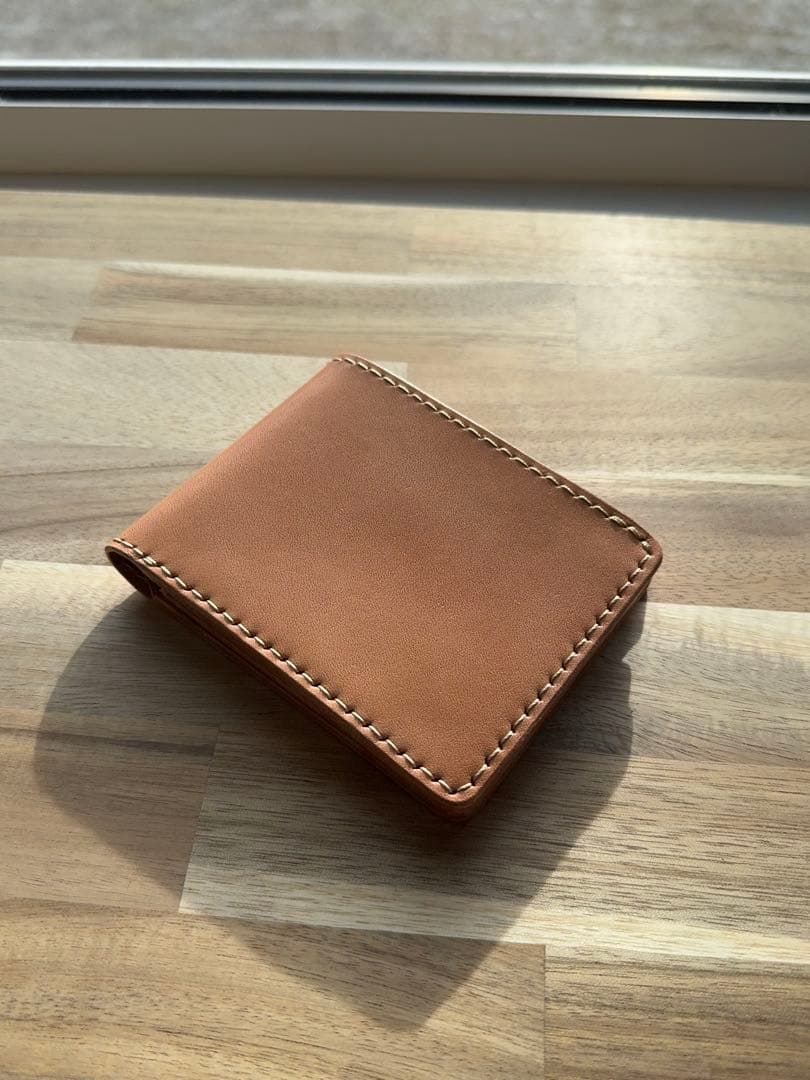 本革 栃木サドルレザー 二つ折り財布