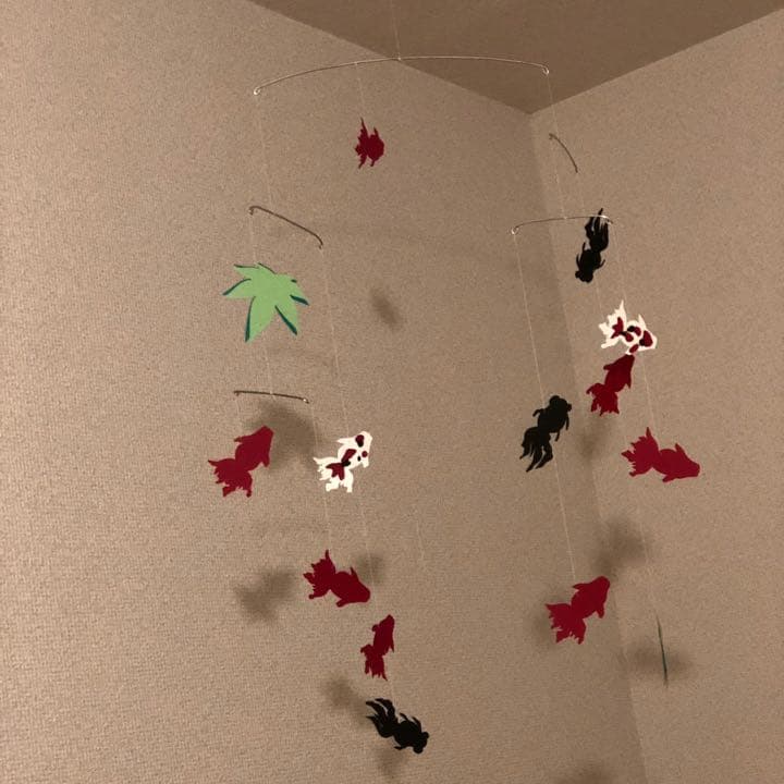 ハンドメイドモビール☺︎ ☁︎金魚の池☁︎ 【SOLD】