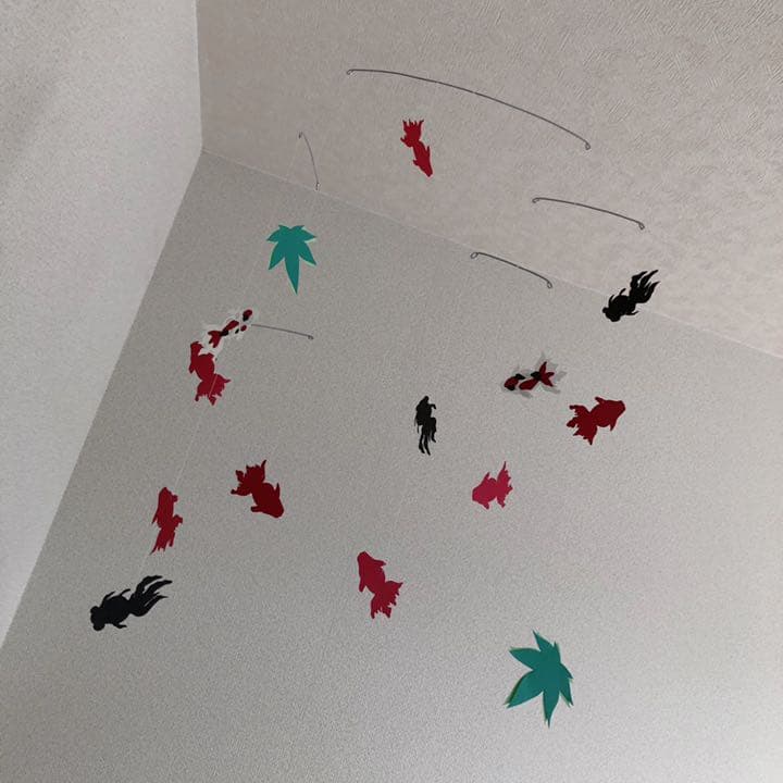 ハンドメイドモビール☺︎ ☁︎金魚の池☁︎ 【SOLD】