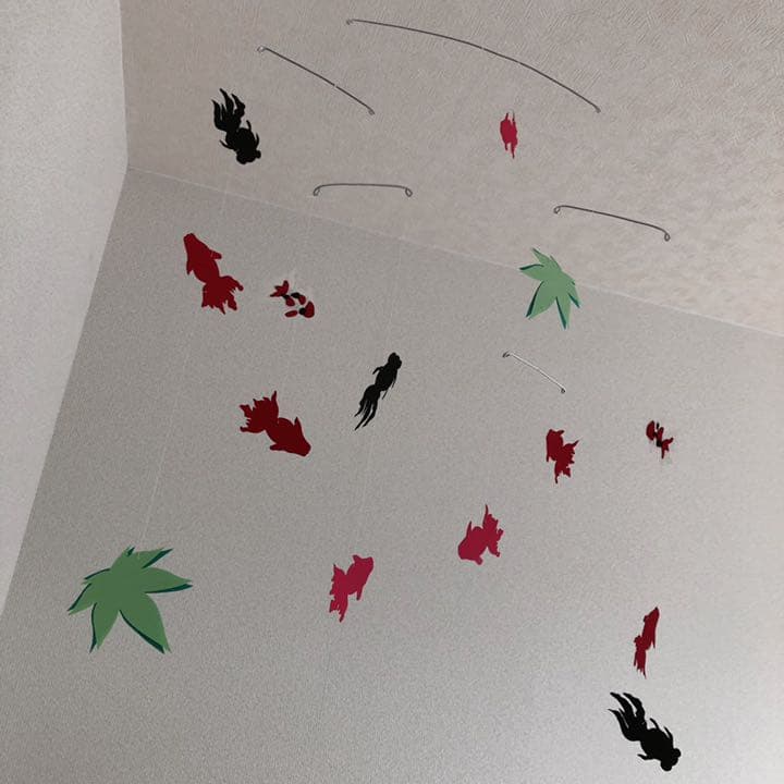 ハンドメイドモビール☺︎ ☁︎金魚の池☁︎ 【SOLD】