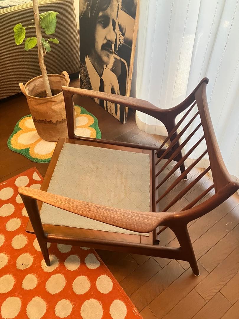 デンマーク　北欧家具　ヴィンテージ　イージーチェア