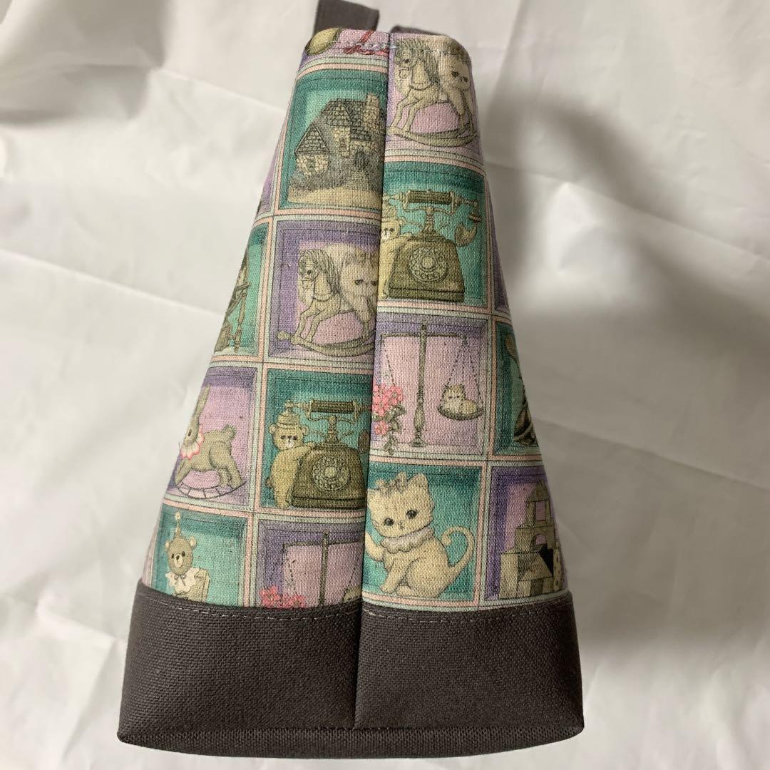 ユキエモン　yukiemon ハンドメイド　トートバッグ　ランチトート　TOY