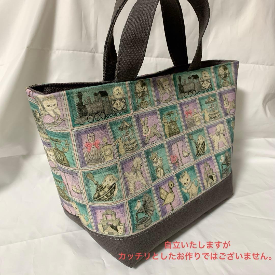 ユキエモン　yukiemon ハンドメイド　トートバッグ　ランチトート　TOY