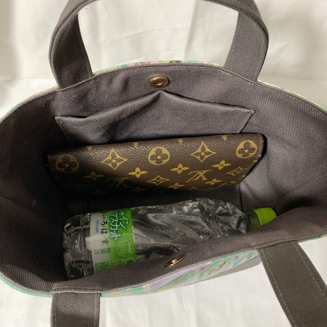 ユキエモン　yukiemon ハンドメイド　トートバッグ　ランチトート　TOY