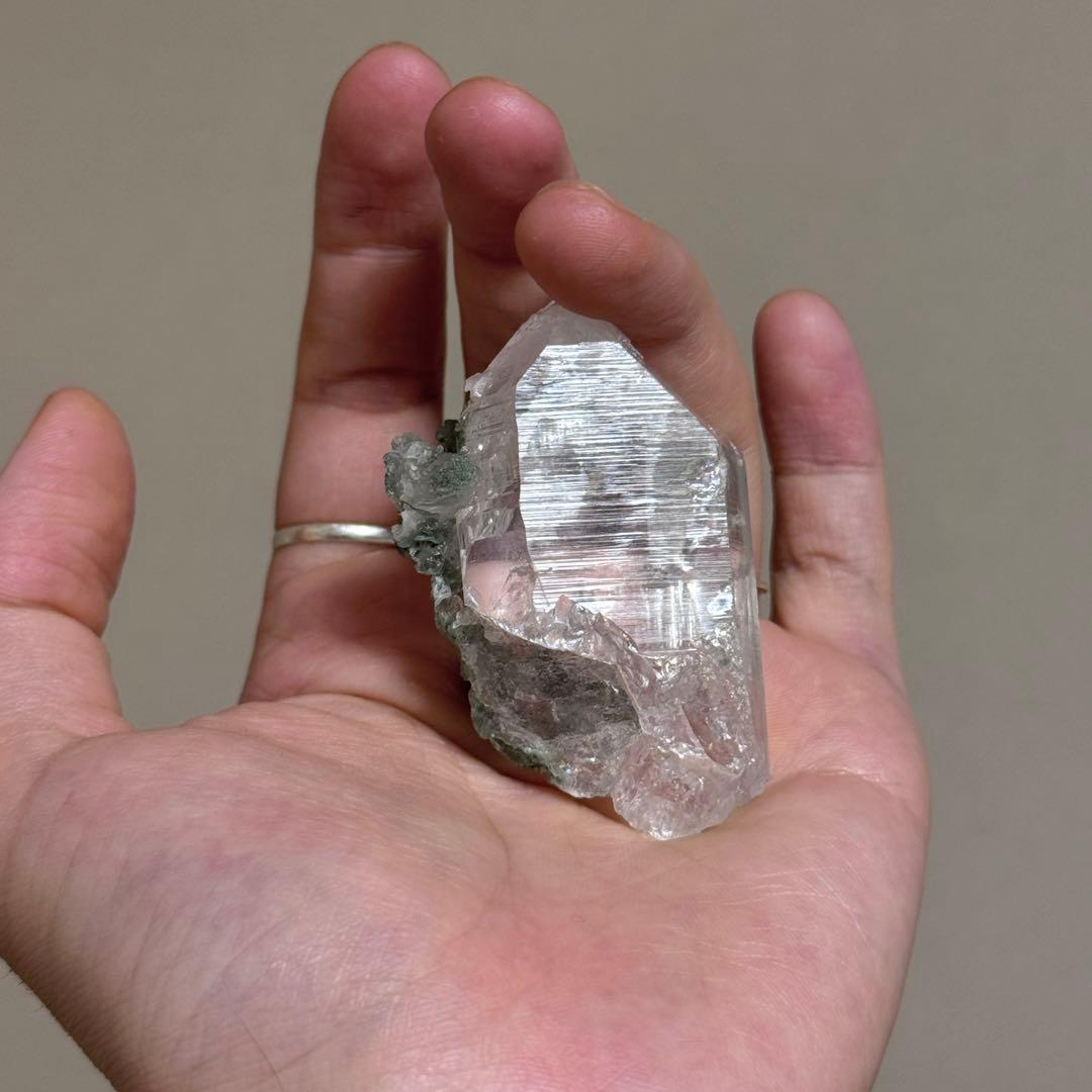 美品　インド産　ヒマラヤ水晶　原石　51.5g NO.482