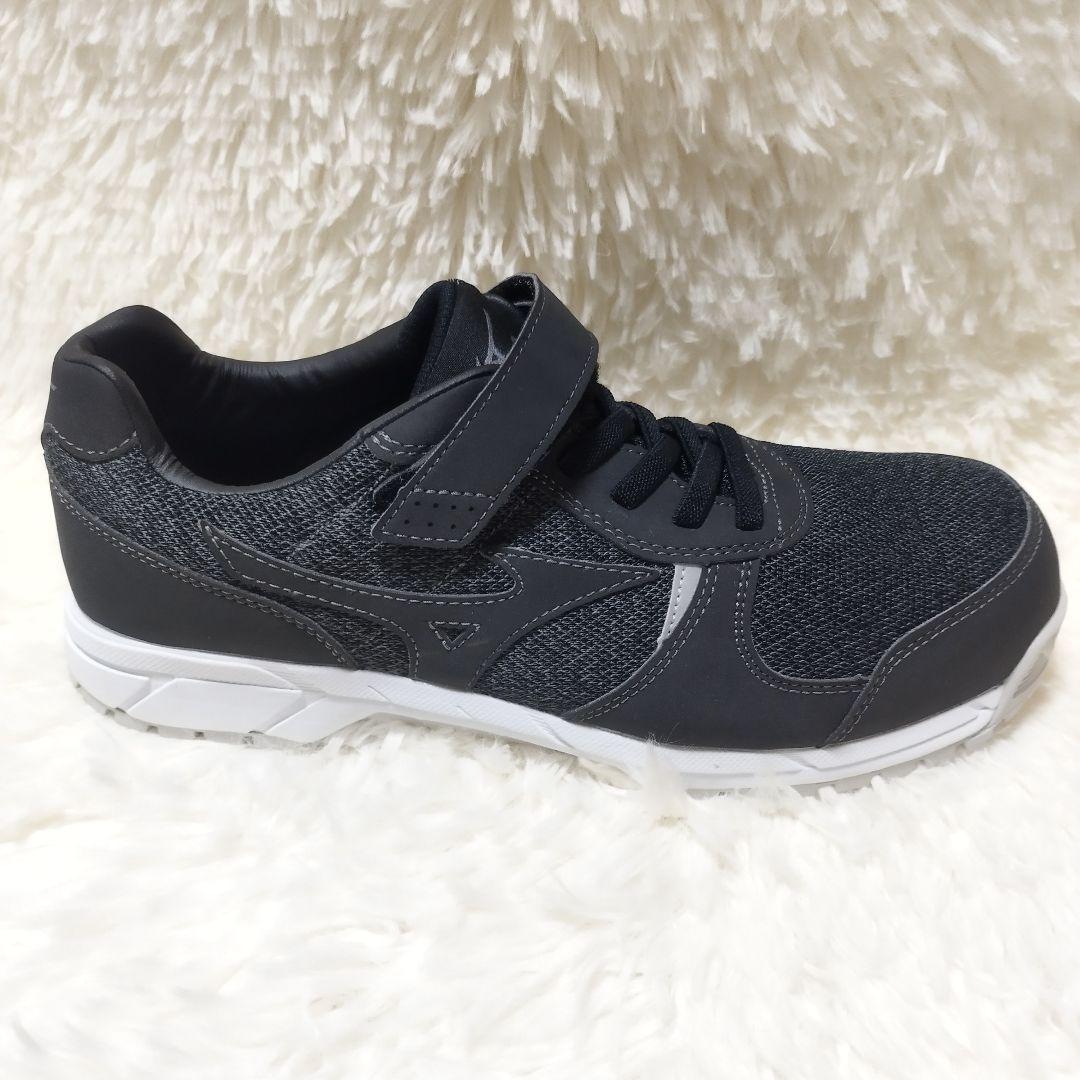 【美品】ミズノ MIZUNO ALMIGHTY オールマイティ 安全靴 ブラック