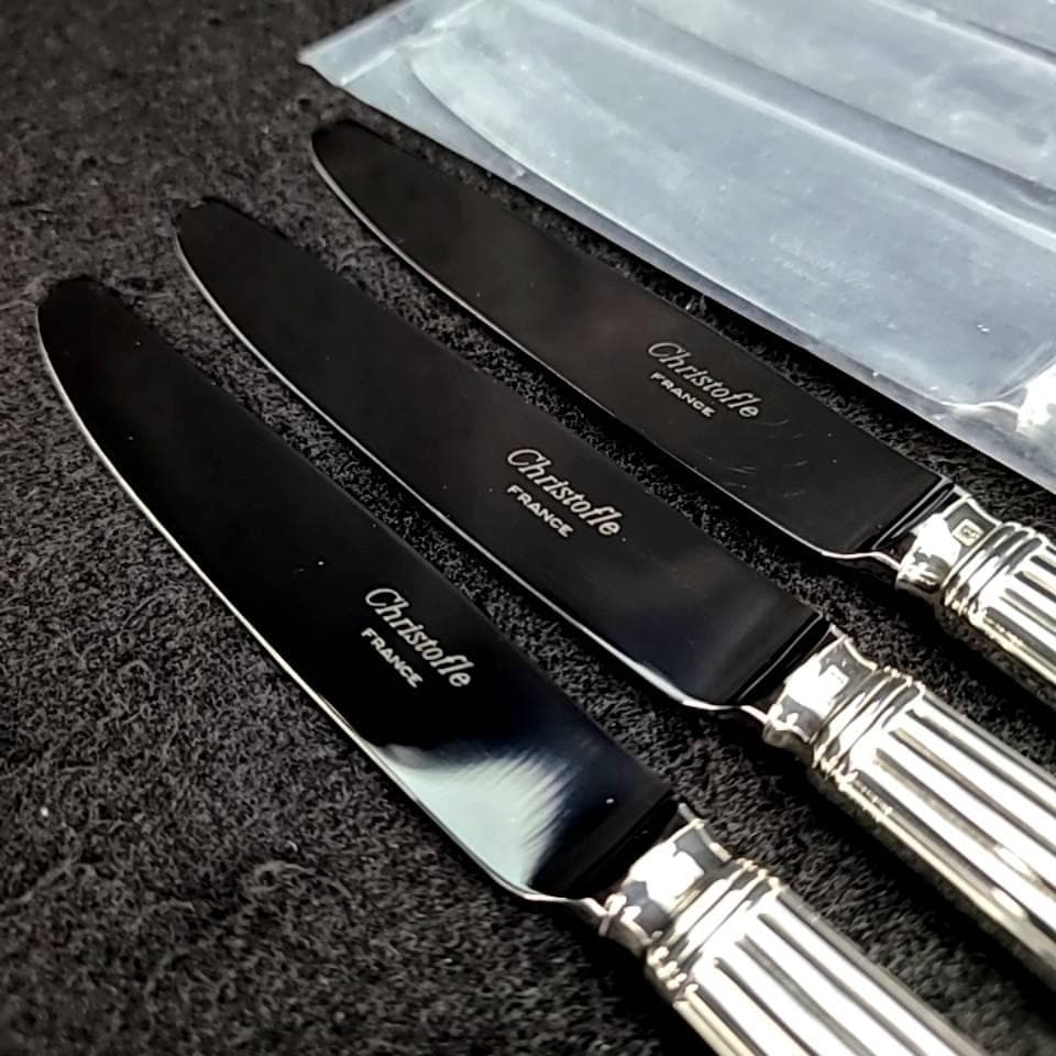 〇未使用〇クリストフル デザートナイフ　アリア Aria　6本