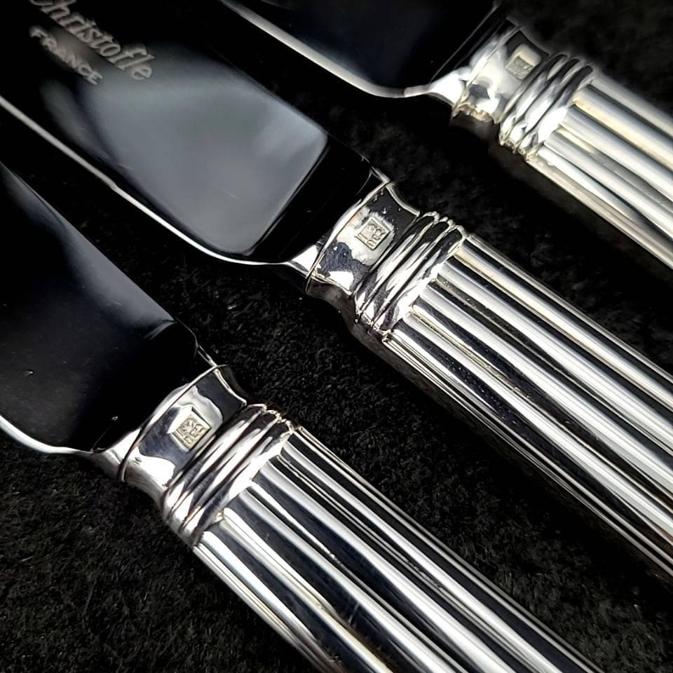 〇未使用〇クリストフル デザートナイフ　アリア Aria　6本