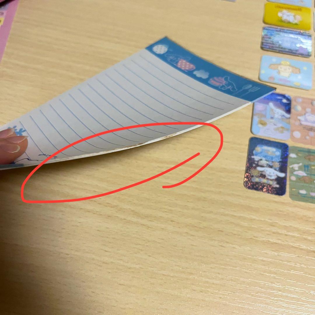 レア！】平成レトロ！シナモロール フレークシール メモ帳 サンリオ