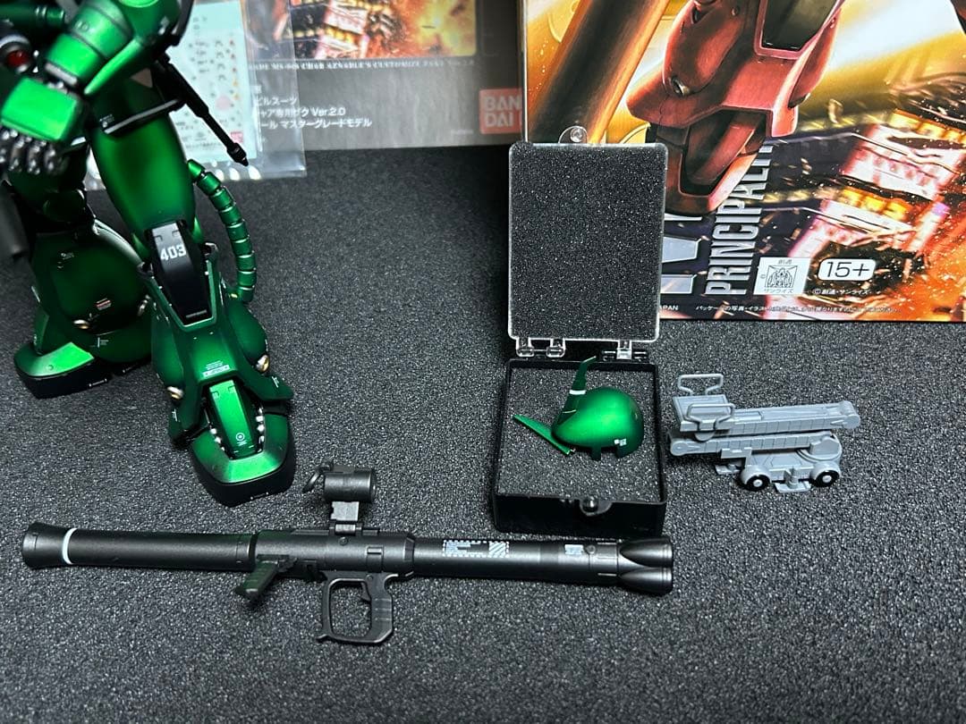 MGザクver2 量産型マットキャンディーグラデーション全塗装済完成品