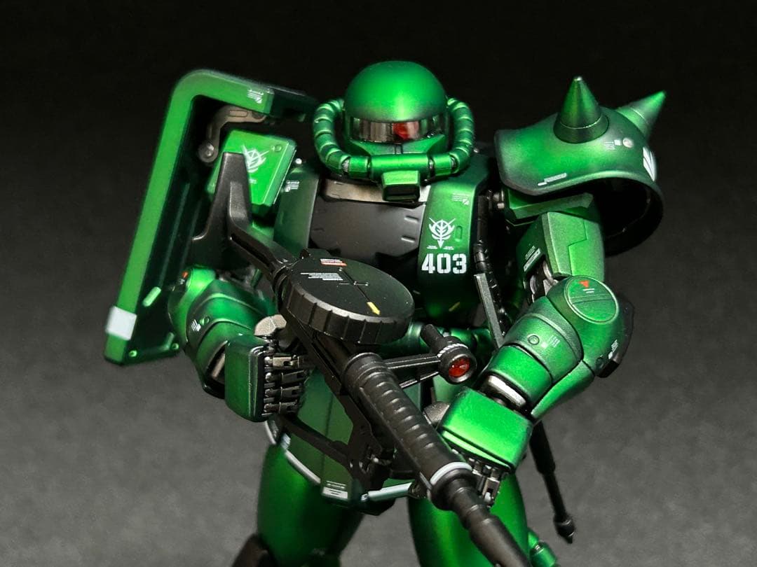 MGザクver2 量産型マットキャンディーグラデーション全塗装済完成品